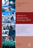 Advances in Manufacturing Technology XXXV
