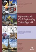 Hydraulic and Civil Engineering Technology VII