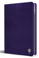 Biblia Reina Valera 1960 Tamaño Grande, Letra Grande Piel Morada Con Cremallera / Spanish Holy Bible RVR 1960 Large Size Large Print Purple Leather With Zipper