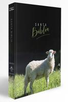 Biblia RVR 1960 Letra Grande, Manual, Tapa Dura Con Nombres De Dios, Cordero De Dios / Spanish Bible RVR 1960 Handy Size, LP, HC With Names of God, Lamb of God