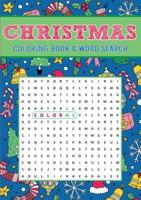 Christmas Coloring Book & Word Search