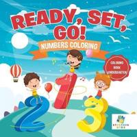 Ready, Set, Go! Numbers Coloring   Coloring Book Kindergarten