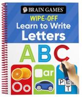 Brain Games Wipe-Off - Learn to Write: Letters (Kids Ages 3 to 6)