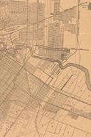 1890 Map of Houston, Texas - A Poetose Notebook / Journal / Diary (50 Pages/25 Sheets)