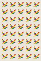 LGBTQ+ Rights Field Journal Notebook, 50 pages/25 sheets,  4x6"