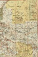 Arizona Vintage Map Field Journal Notebook, 50 pages/25 sheets, 4x6"