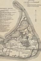 1886-1899 Map of Nantucket, Massachusetts - A Poetose Notebook / Journal / Diary (50 Pages/25 Sheets)