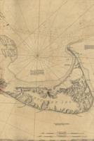 1776 Chart of Nantucket Island and the Eastern Half of Martha's Vineyard - A Poetose Notebook / Journal / Diary (50 Pages/25 Sheets)