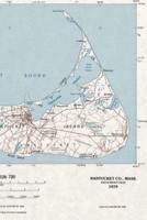 1980 Map of Nantucket, Massachusetts, Massachusetts - A Poetose Notebook / Journal / Diary (50 Pages/25 Sheets)