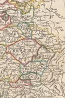 [1798-1804] Map of the Germanic States - A Poetose Notebook / Journal / Diary (50 Pages/25 Sheets)