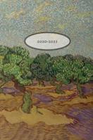 July 2020-July 2021 Academic Year Weekly and Monthly Planner Full of Inspirational Quotes With a Cover Featuring 1889 "Olive Tree" Oil Painting by Vincent van Gogh, Perfect Bound Like a 5.25" x 8" Book