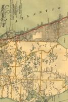 1893 Map of the Peninsula of Florida and Adjacent Islands / Jacksonville, St. Augustine, and Indian River Railway - A Poetose Notebook / Journal / Diary (50 Pages/25 Sheets)