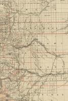 19th Century [1879] Map of the State of Colorado - A Poetose Notebook / Journal / Diary (50 Pages/25 Sheets)