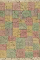 19th Century [Ca. 1879] Map of Kansas - A Poetose Notebook / Journal / Diary (50 Pages/25 Sheets)