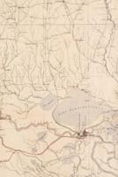 1863 Map of a Part of Louisiana and Mississippi - A Poetose Notebook / Journal / Diary (50 Pages/25 Sheets)
