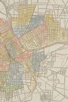 1920 Map of Nashville, Tennessee - A Poetose Notebook / Journal / Diary (50 Pages/25 Sheets)