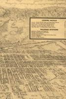 1909 Bird's Eye View Map of Colorado Springs - A Poetose Notebook / Journal / Diary (50 Pages/25 Sheets)