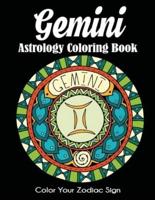 Gemini Astrology Coloring Book: Color Your Zodiac Sign