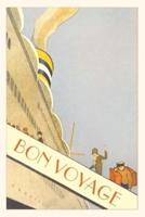 Vintage Journal Going Up the Gangplank Bon Voyage Travel Poster
