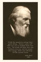 The Vintage Journal John Muir Photo With Quote