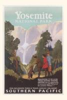 Vintage Journal Yosemite National Park Southern Pacific Railway Poster