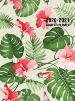2020-2021 Academic Planner: Large Weekly and Monthly Planner with Inspirational Quotes and Floral Cover Volume 1 (Hardcover)