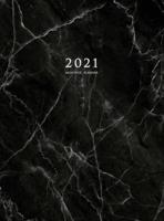 2021 Monthly Planner: 2021 Planner Monthly 8.5 x 11 with Marble Cover (Volume 2 Hardcover)