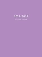 2021-2025 Five Year Planner: 60-Month Schedule Organizer 8.5 x 11 with Purple Cover (Hardcover)