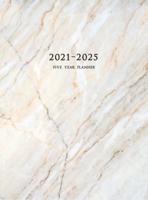 2021-2025 Five Year Planner: 60-Month Schedule Organizer 8.5 x 11 with Marble Cover (Volume 2 Hardcover)