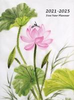 2021-2025 Five Year Planner: Large 60-Month Monthly Planner with Hardcover (Lotus Flower)