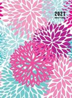 2021 Monthly Planner: 2021 Planner Monthly 8.5 x 11 with Beautiful Coloring Pages (Volume 3 Hardcover)