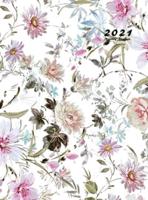 2021 Monthly Planner: 2021 Planner Monthly 8.5 x 11 with Beautiful Coloring Pages (Volume 5 Hardcover)