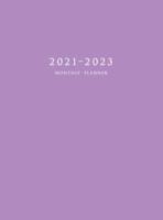 2021-2023 Monthly Planner: Large Three Year Planner with Purple Cover (Hardcover)