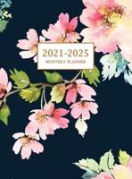 2021-2025 Monthly Planner Hardcover: Large Five Year Planner with Floral Cover (Volume 3)