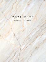 2021-2025 Monthly Planner Hardcover: Large Five Year Planner with Marble Cover (Volume 2)