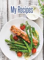 My Recipes: Large Blank Recipe Book to Write in (Hardcover)