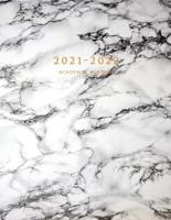 2021-2022 Academic Planner: Large Weekly and Monthly Planner with Inspirational Quotes and Marble Cover Volume 1 (July 2021 - June 2022)