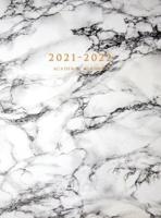 2021-2022 Academic Planner: Large Weekly and Monthly Planner with Inspirational Quotes and Marble Cover Volume 1 (Hardcover)
