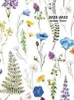 2021-2022 Academic Planner: Large Weekly and Monthly Planner with Inspirational Quotes and Floral Cover Volume 2 (Hardcover)