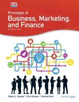 Principles of Business, Marketing, and Finance