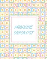 Migraine Checklist: Headache Log Book   Chronic Pain   Record Triggers   Symptom Management