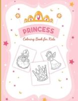Princess Coloring Book For Girls: For Girls Ages 3-9   Toddlers   Activity Set   Crafts and Games