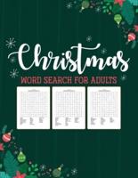 Christmas Word Search For Adults: Puzzle Book   Holiday Fun For Adults   Activities Crafts   Games