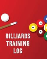 Billiards Training Log: Every Pool Player   Pocket Billiards   Practicing Pool Game   Individual Sports