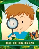 Insect Log Book For Boys: Insects and Spiders Nature Study   Outdoor Science Notebook