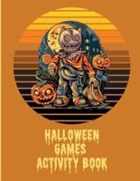 Halloween Games Activity Book For Kids: For Teens   Holiday Matching   Word Scrambles