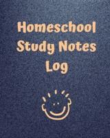 Homeschool Study Notes Log: Virtual Learning Workbook   Lecture Notes   Weekly Subject Breakdown