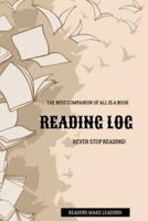Reading Log: Record, Review, & Track Books & Pages Read, Book Lovers Gift, Journal