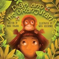 Diah and the orangutan