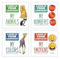 School & Library a Book in Four Languages Print Series